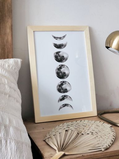 CUADRO FASES LUNA 20X30
