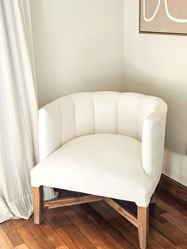 Sillon Gervasoni Tapizado Boucle Off White