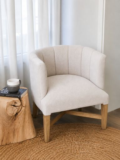 Sillon Gervasoni Tapizado Boucle Beige