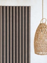 Panel Acustico Varillado Black 2,44 Alto