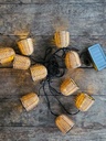Guirnalda Solar 10 luces de Bambu