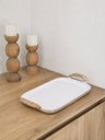 Bandeja Latur blanca 30x19