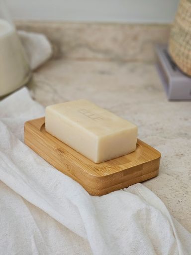 JABONERA DE BAMBOO CON RANURAS OUTLET