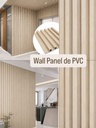Varillado de PVC  tono madera claro