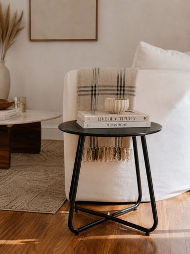 Mesa Ratona Chapa negra 44x45