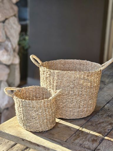 Canasto Seagrass chico 2922