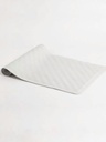 ALFOMBRA ANTIDESLIZANTE RELIEVE BLANCO 40X70