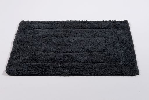 ALFOMBRA DE BAÑO RECTÁNGULOS CONCÉNTRICOS GRIS