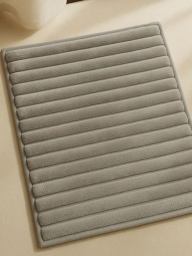 ALFOMBRA DE BAÑO SUAVE GRIS 40X60