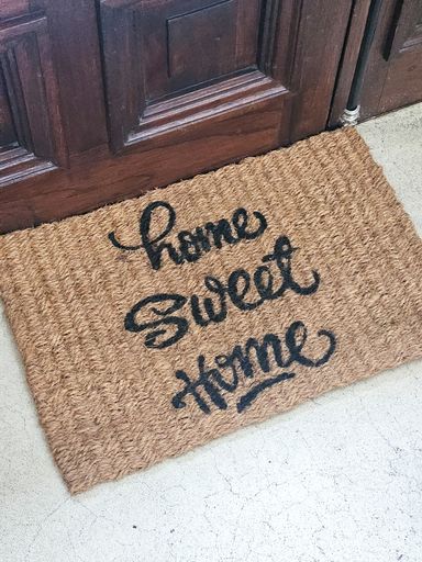 ALFOMBRA DE COCO SWEET HOME 40X60