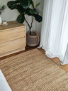 ALFOMBRA DE YUTE TEJIDO 160X230 CM GRANDE