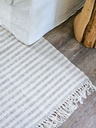 ALFOMBRA FRANJAS GRIS Y NATURAL 150X240