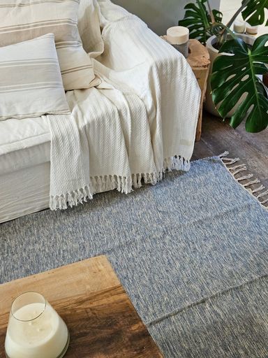 ALFOMBRA JASPEADA GRIS 150X200