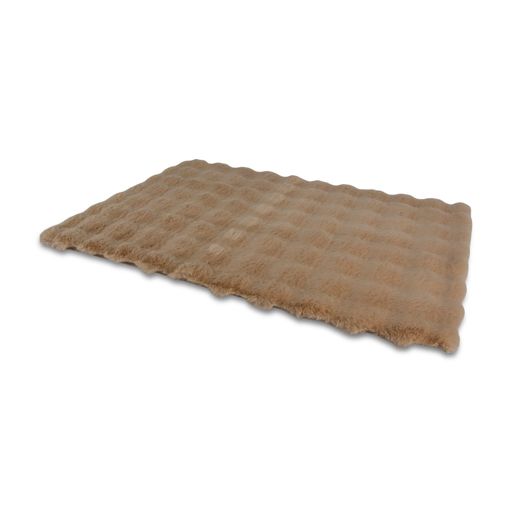 ALFOMBRA LISA CON GLOBOS 60X90 BEIGE