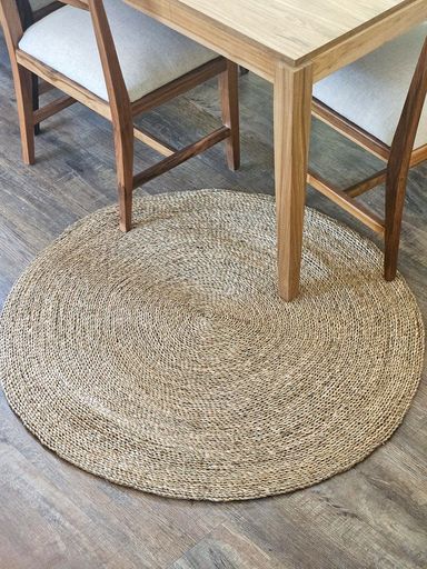 ALFOMBRA REDONDA DE SEAGRASS 120 CM