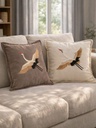 ALMOHADON BORDADO PANA GARZA 50X50 NATURAL