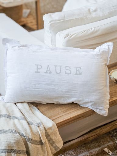 ALMOHADON CON RELLENO PAUSE - 40X60