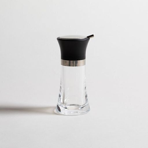 Aceitera premium de acrilico y acero black 130ml