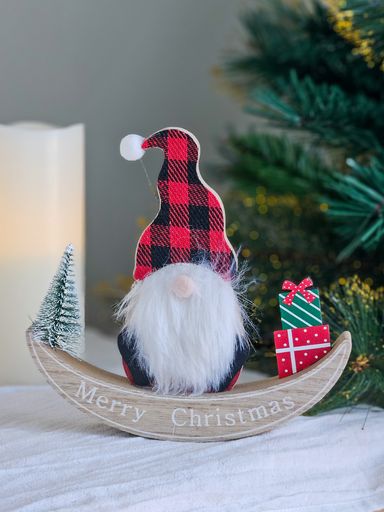 [AAH308] Adorno Canoita Papa Noel