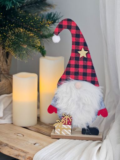 [AAH315] Adorno Gnomo Noel Con Regalos
