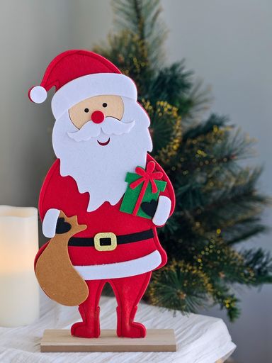 [AAH317] Adorno Papa Noel Con Bolsa