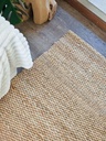 Alfombra de yute nudo romboide 120x180 cm