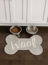 Alfombra woof gris claro 40x60 cm