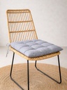 Almohadon Silla Rayado Gris