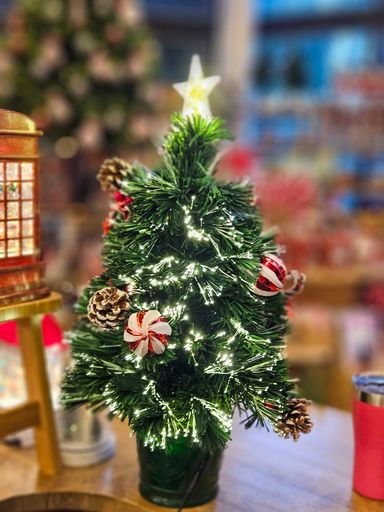 [AAH526] Arbol de Navidad Decorado con Luces 60 cm