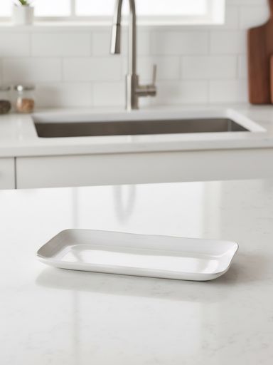 BANDEJA RECTANGULAR RODAS CREAM 25 CM