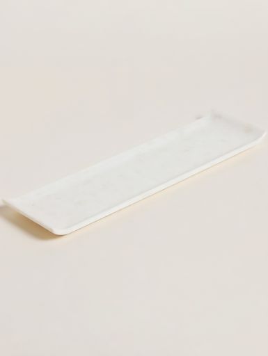 BANDEJA RECTANGULAR TERRAZO PEARL 39X6 CM
