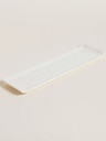 BANDEJA RECTANGULAR TERRAZO PEARL 39X6 CM