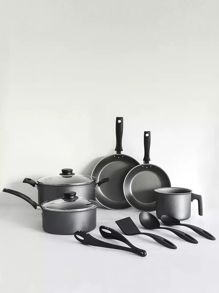 BATERIA DE COCINA TRAMONTINA TURIM 9 PIEZAS ANTIADHERENTE