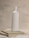 BOTELLON TERRACOTA WHITE 34X10 CM