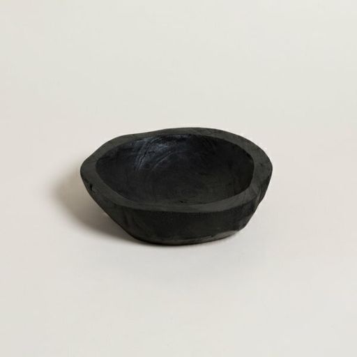 BOWL BAJO DECO BOIS NEGRO 6X26 CM