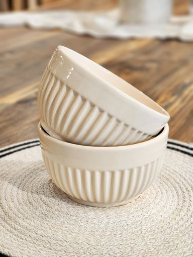 BOWL CANE XL CHAMPAGNE