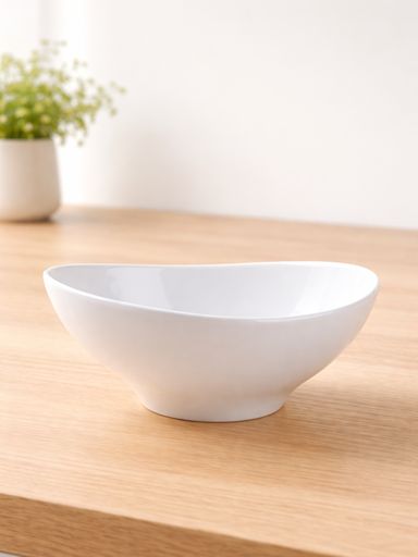 BOWL CERAMICA IRREGULAR BLANCO