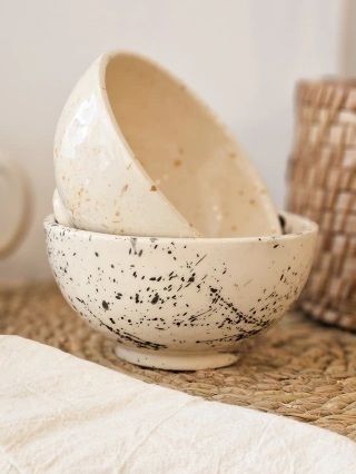 BOWL CERES S SALPICADO NEGRO