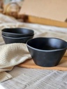 BOWL MELAMINA PREMIUM NEGRO PACK X4