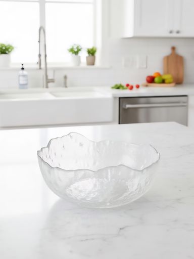 BOWL VIDRIO ROSES