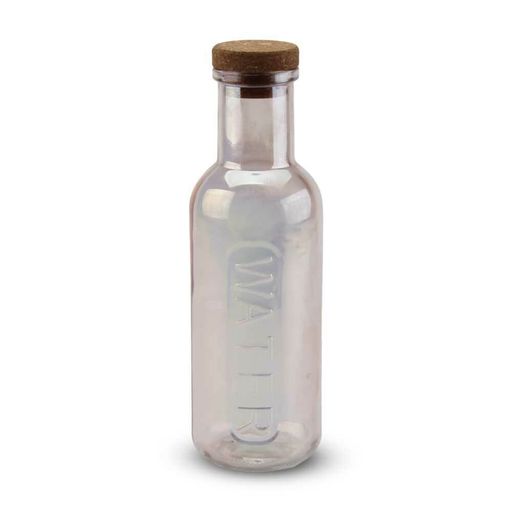 [AAH150] Botella Rosa Perlada con Tapon Corcho 1000 ml