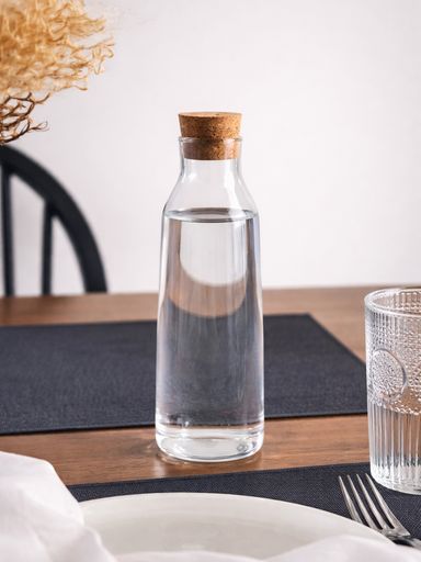[AAH131] Botella de borosilicato con tapa de corcho 1200ML