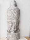 CABEZA BUDA CON BASE OFF WHITE 90CM