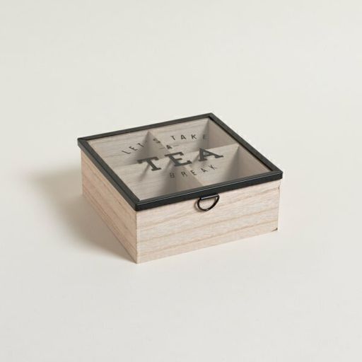 [AAC015.0] CAJA DE TE ANGELINA X4 DIVISIONES