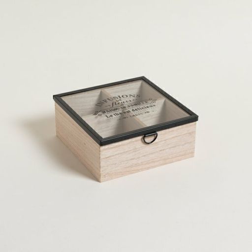 [AAC636.0] CAJA DE TE MARIAGE FRÉRES X4 DIVISIONES
