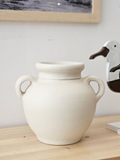 CALDERO BEIGE CON ASAS MINI