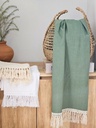CAMINO TUSSOR CON FLECOS 2.20 NATURAL