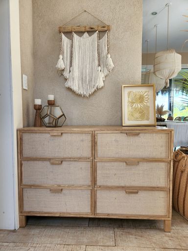 COMODA FIBRAS NATURALES 120X40X80