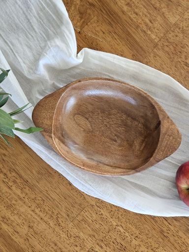 COPETINERO ACACIA CON ASAS 26X16CM