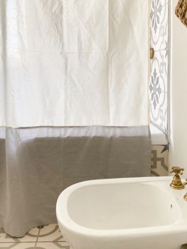 CORTINA DE BAÑO COMBINADA